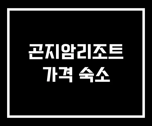 곤지암리조트 가격 숙소
