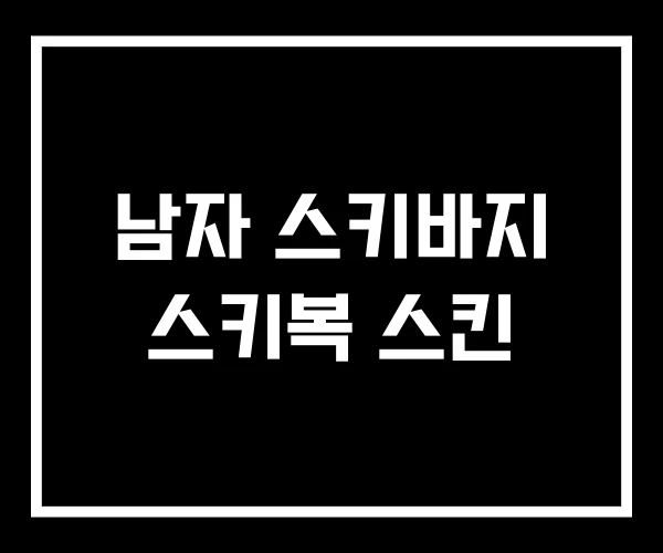 남자 스키바지 스키복 스킨 남자 스키바지 스키복 스킨