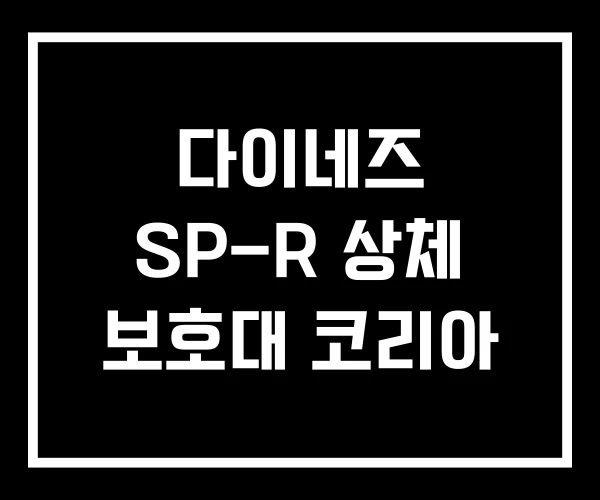 다이네즈 SP-R 상체 보호대 코리아