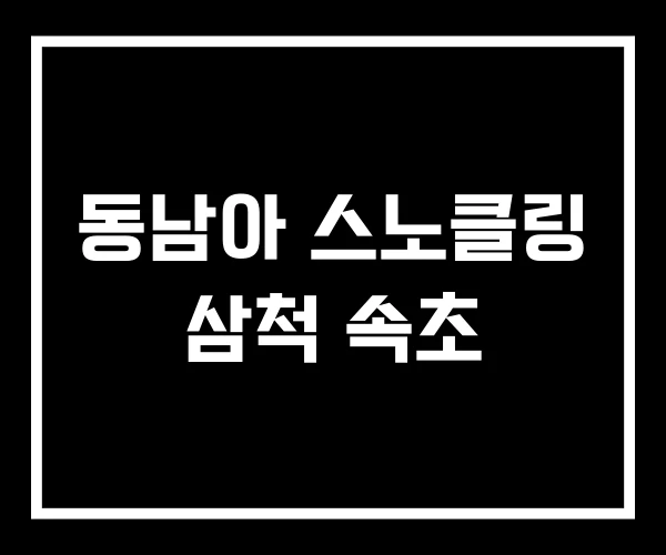 동남아 스노클링 삼척 속초 동남아 스노클링 삼척 속초