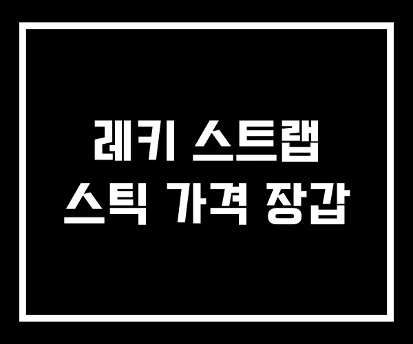 레키 스트랩 스틱 가격 장갑