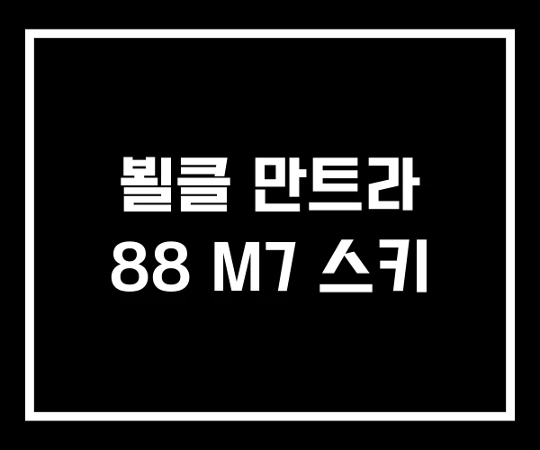 뵐클 만트라 88 M7 스키