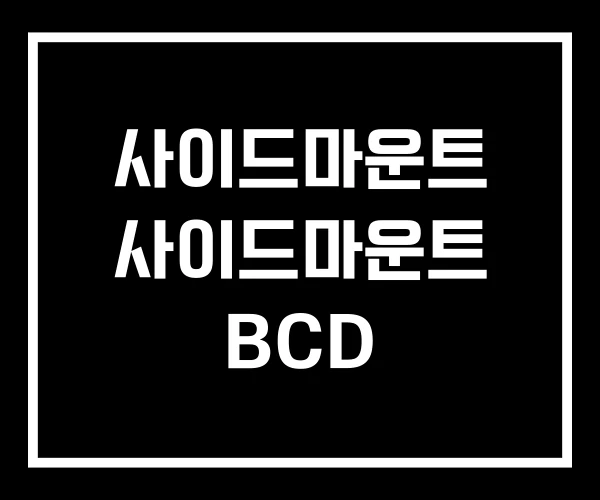 사이드마운트 사이드마운트 BCD