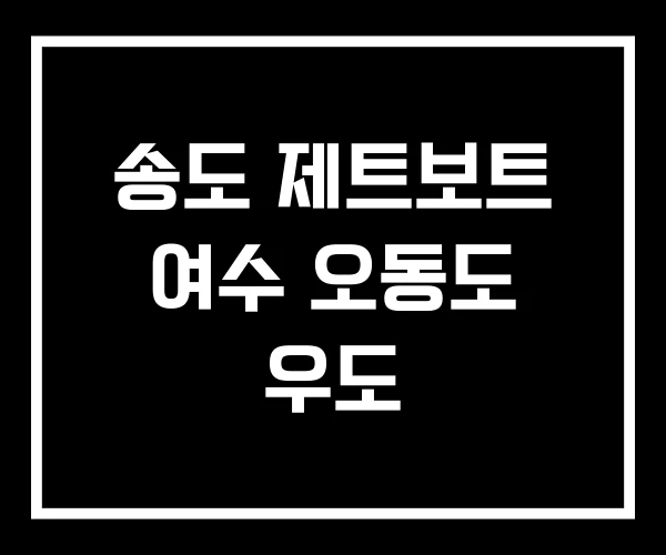 송도 제트보트 여수 오동도 우도 송도 제트보트 여수 오동도 우도