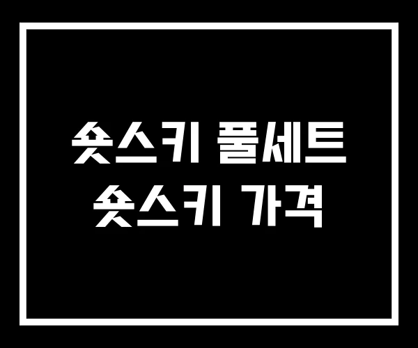 숏스키 풀세트 숏스키 가격