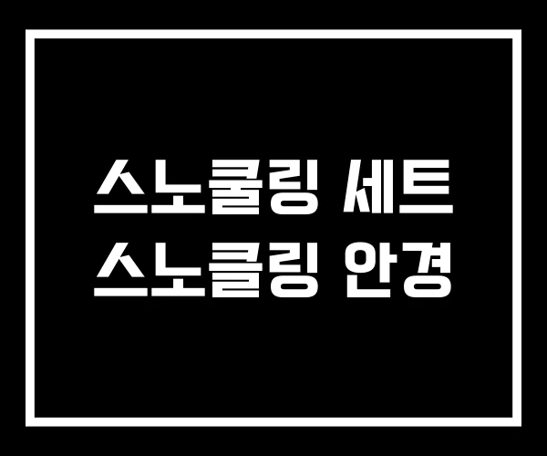 스노쿨링 세트 스노클링 안경 스노쿨링 세트 스노클링 안경