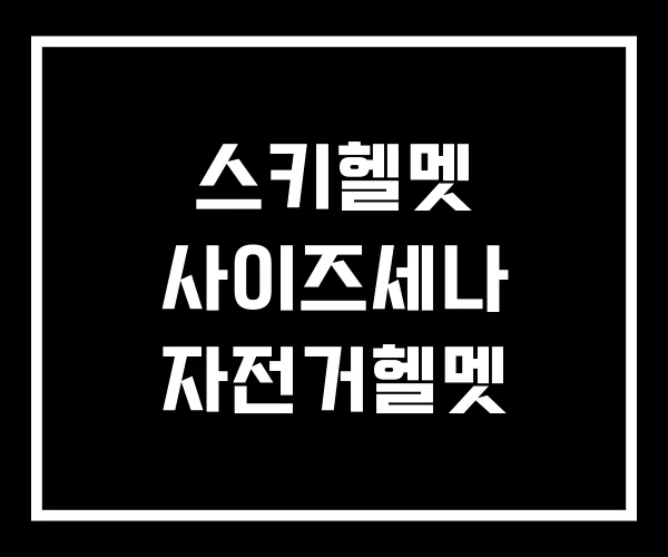 스키헬멧 사이즈세나 자전거헬멧 스키헬멧 사이즈세나 자전거헬멧