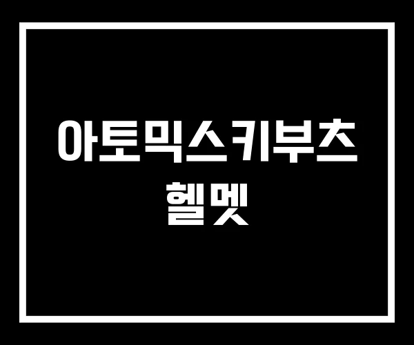 아토믹스키부츠 헬멧