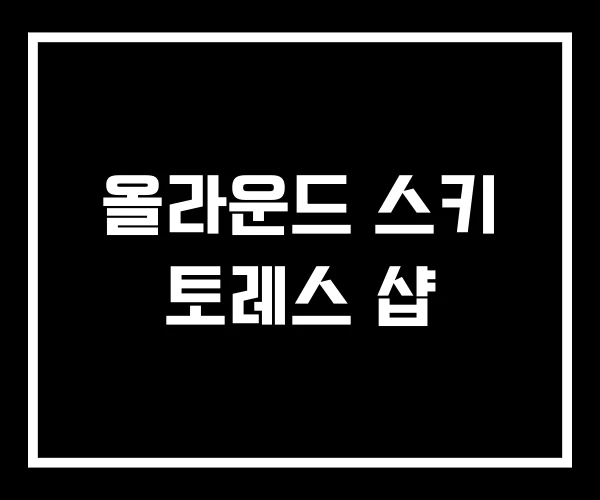 올라운드 스키 토레스 샵