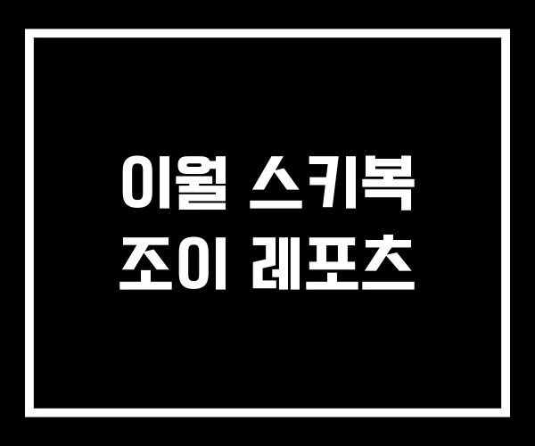 이월 스키복 조이 레포츠