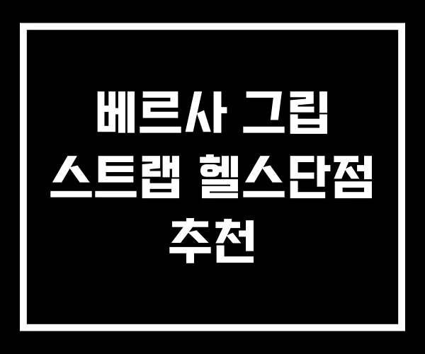 베르사 그립 스트랩 헬스단점 추천 베르사 그립 스트랩 헬스단점 추천