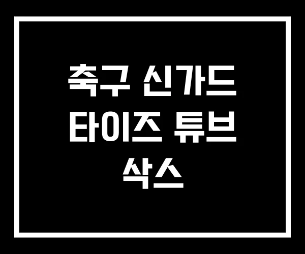 축구 신가드 타이즈 튜브 삭스 축구 신가드 타이즈 튜브 삭스