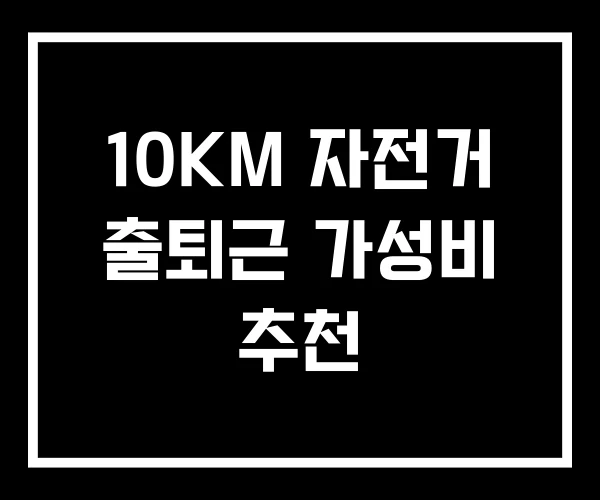 10KM 자전거 출퇴근 가성비 추천 10KM 자전거 출퇴근 가성비 추천