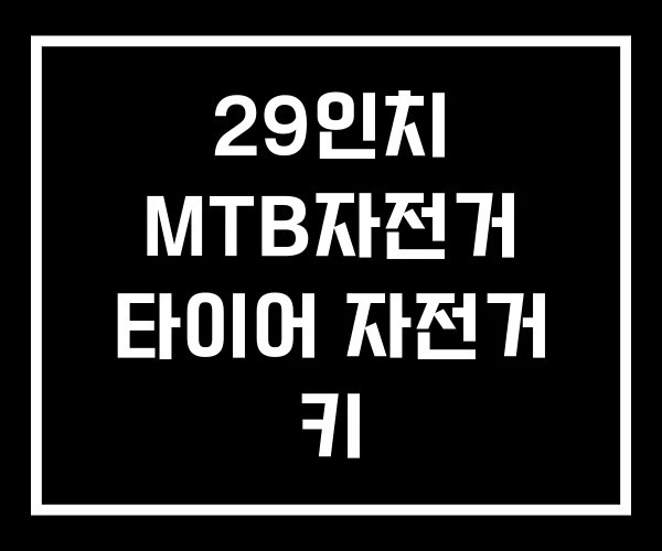 29인치 MTB자전거 타이어 자전거 키 29인치 MTB자전거 타이어 자전거 키