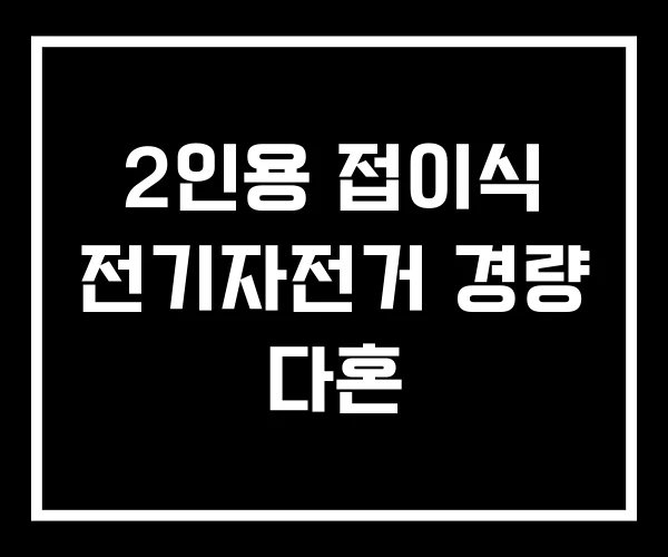 2인용 접이식 전기자전거 경량 다혼 2인용 접이식 전기자전거 경량 다혼