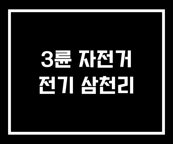 3륜 자전거 전기 삼천리 3륜 자전거 전기 삼천리