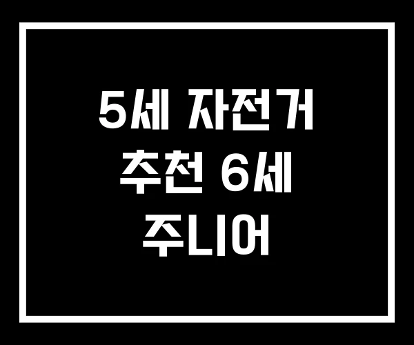 5세 자전거 추천 6세 주니어 5세 자전거 추천 6세 주니어