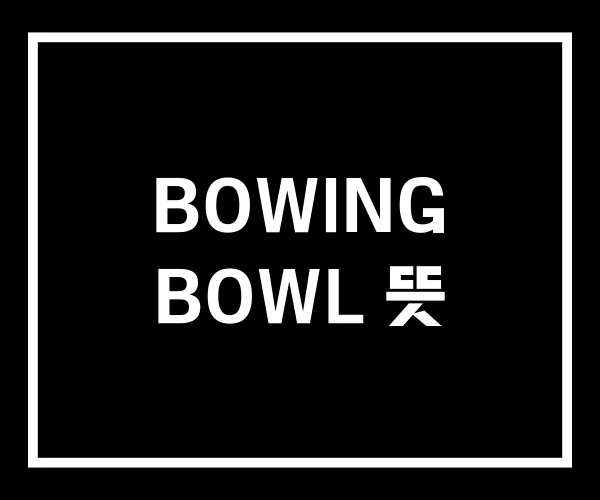BOWING BOWL 뜻