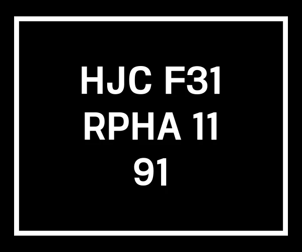 HJC F31 RPHA 11 91