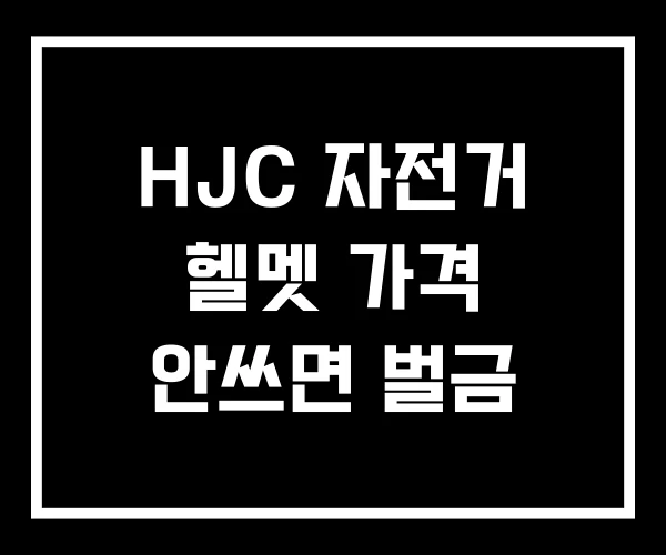 HJC 자전거 헬멧 가격 안쓰면 벌금 HJC 자전거 헬멧 가격 안쓰면 벌금