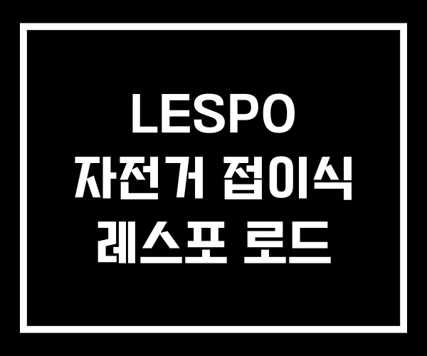 LESPO 자전거 접이식 레스포 로드 LESPO 자전거 접이식 레스포 로드