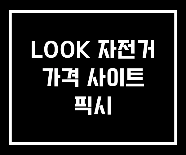 LOOK 자전거 가격 사이트 픽시 LOOK 자전거 가격 사이트 픽시