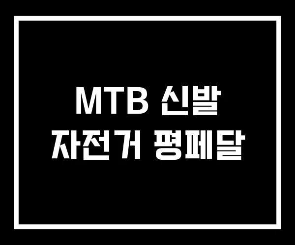 MTB 신발 자전거 평페달 MTB 신발 자전거 평페달