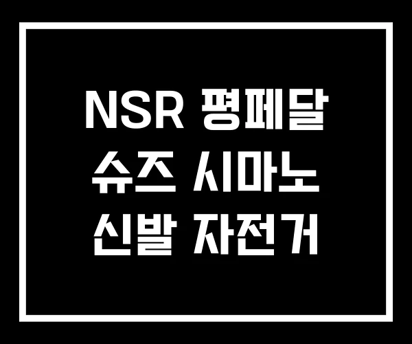 NSR 평페달 슈즈 시마노 신발 자전거 NSR 평페달 슈즈 시마노 신발 자전거