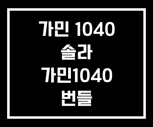 가민 1040 솔라 가민1040 번들 가민 1040 솔라 가민1040 번들