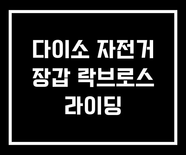 다이소 자전거 장갑 락브로스 라이딩 다이소 자전거 장갑 락브로스 라이딩