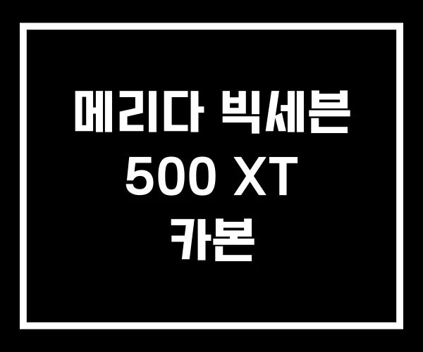 메리다 빅세븐 500 XT 카본