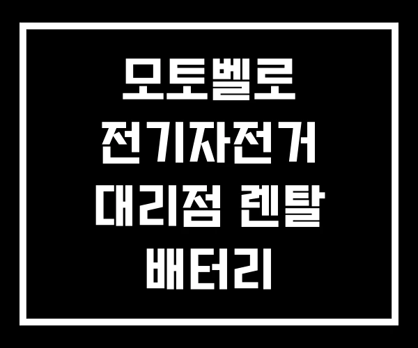 모토벨로 전기자전거 대리점 렌탈 배터리 모토벨로 전기자전거 대리점 렌탈 배터리