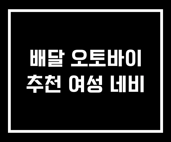 배달 오토바이 추천 여성 네비 배달 오토바이 추천 여성 네비