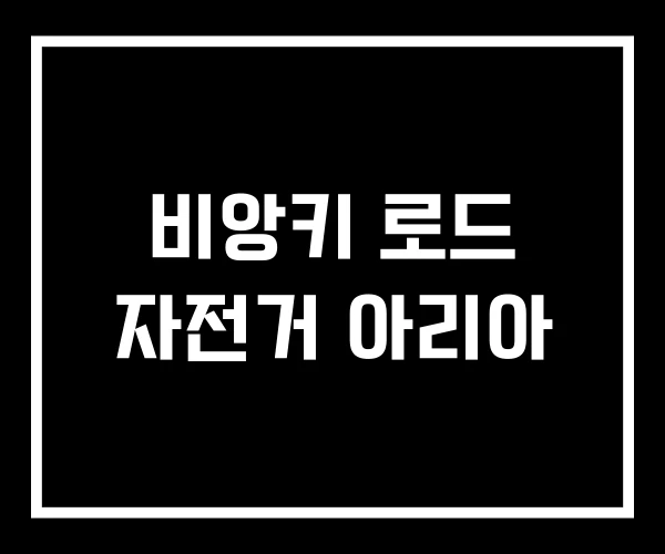 비앙키 로드 자전거 아리아