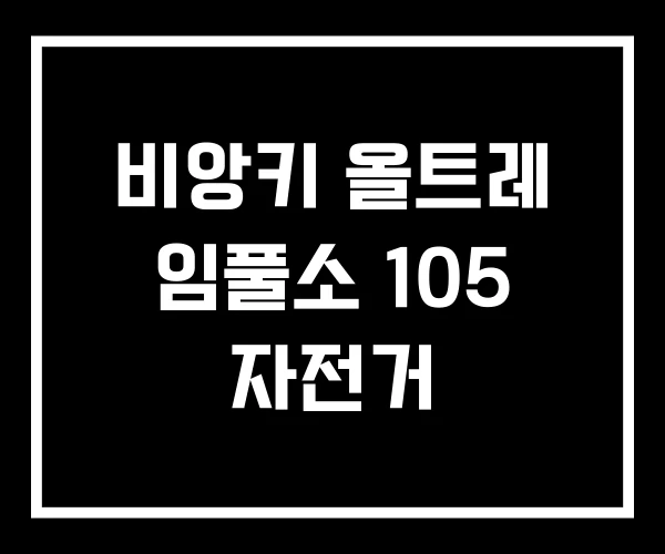 비앙키 올트레 임풀소 105 자전거 비앙키 올트레 임풀소 105 자전거