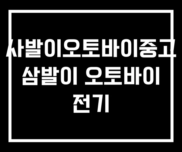 사발이오토바이중고 삼발이 오토바이 전기 사발이오토바이중고 삼발이 오토바이 전기