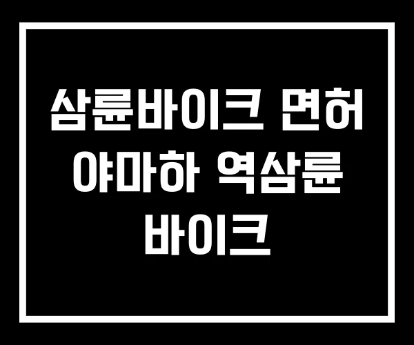 삼륜바이크 면허 야마하 역삼륜 바이크 삼륜바이크 면허 야마하 역삼륜 바이크