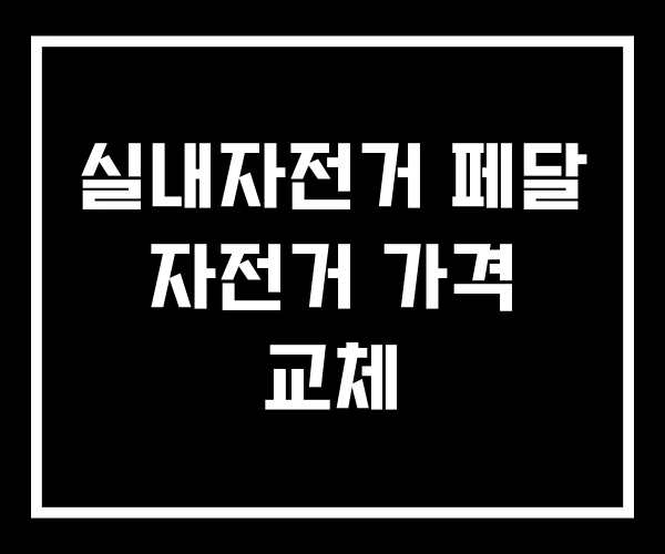 실내자전거 페달 자전거 가격 교체 실내자전거 페달 자전거 가격 교체