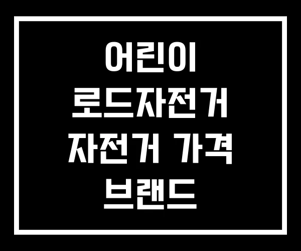 어린이 로드자전거 자전거 가격 브랜드 어린이 로드자전거 자전거 가격 브랜드