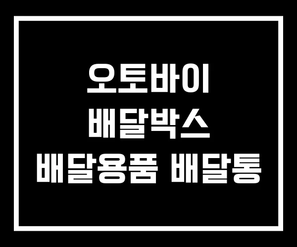 오토바이 배달박스 배달용품 배달통 오토바이 배달박스 배달용품 배달통