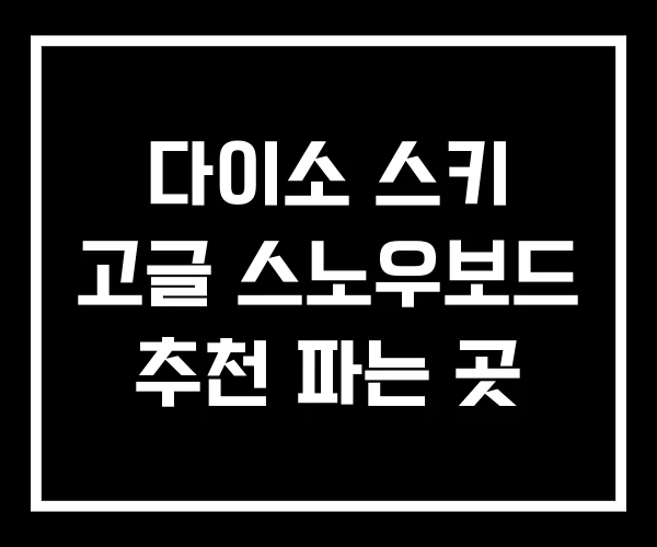 다이소 스키 고글 스노우보드 추천 파는 곳 다이소 스키 고글 스노우보드 추천 파는 곳