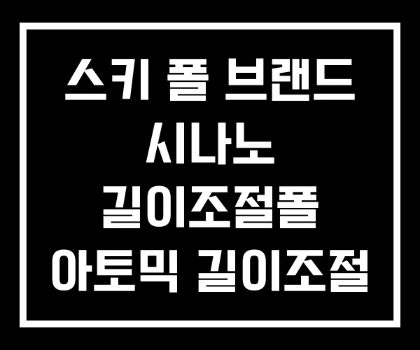 스키 폴 브랜드 시나노 길이조절폴 아토믹 길이조절 스키 폴 브랜드 시나노 길이조절폴 아토믹 길이조절